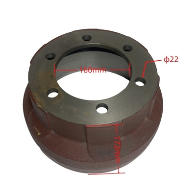 กลองเบรคเหล็กสําหรับ FD30Z5/T6 FB30 CPC D 30-35 FD30-35 24453-02131 อายุการใช้งานยาว